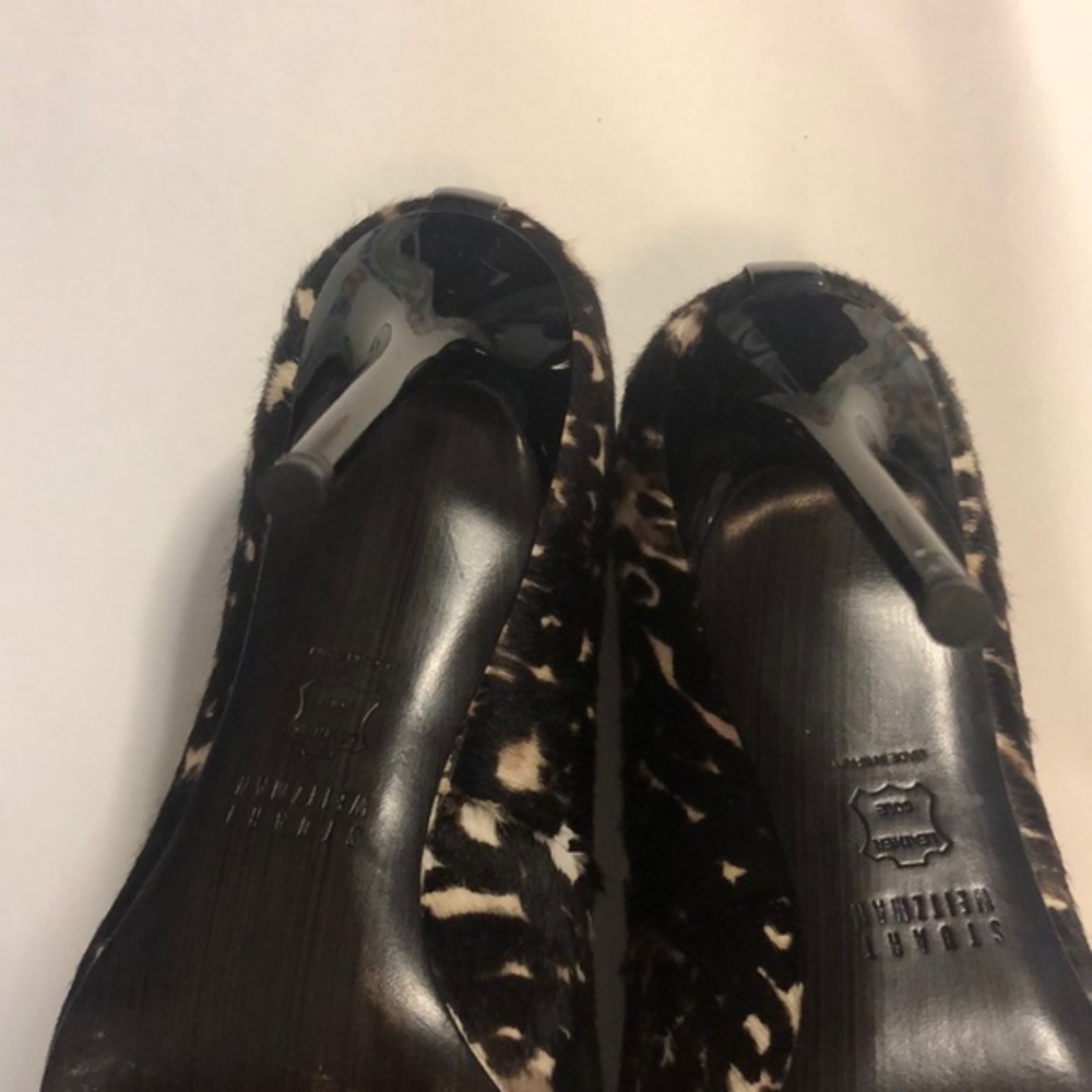 Stuart Weitzman Pony Hair Stilettos size 8 - Picture 5 of 6
